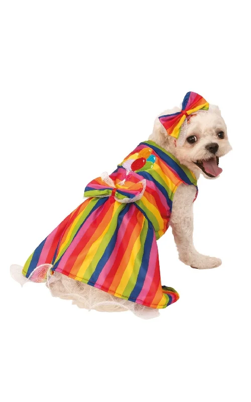 Pet Rainbow Party Dress Costume