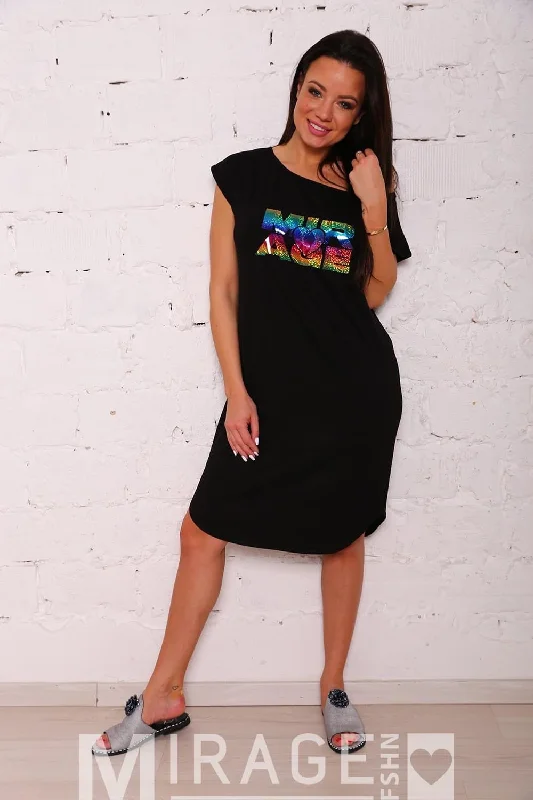 Mirage Black Classic Dress