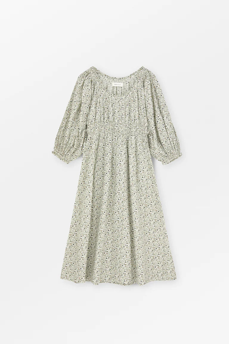 Skall Studio Carole dress Bluebell/Light cream