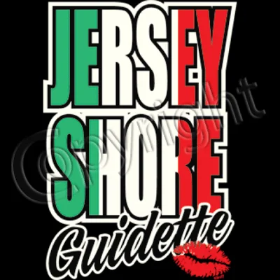 Jersey Shore Guidette T Shirt Stylish Short Sleeve Top