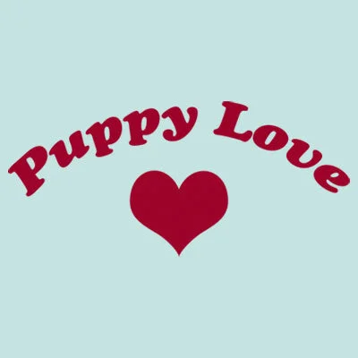 Puppy Love T Shirt Cozy Striped Short Sleeve