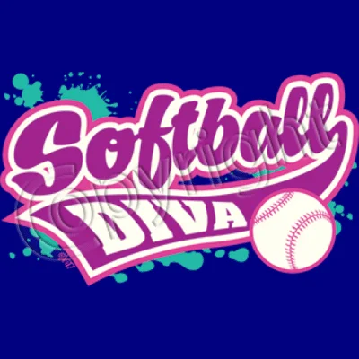 Softball Diva T Shirt Trendy Summer Short Sleeve