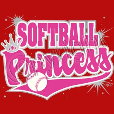 Softball Princess T Shirt Fashionable Button-Front Short Sleeve