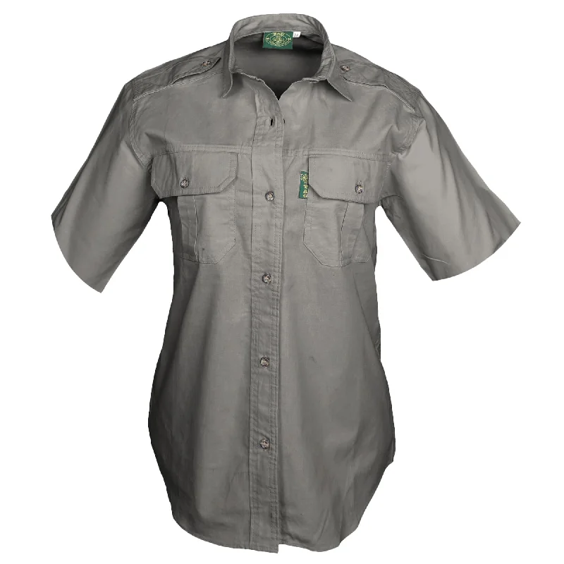 Tag Safari Women's Short Sleeve Trail Shirt Casual Short Sleeve Top