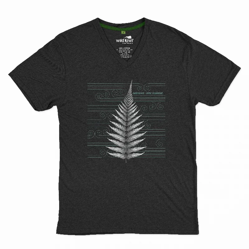 Womens New Zealand T Shirt - Silver Fern Casual Plain Short Shirt