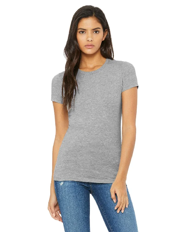 Bella+Canvas Ladies Favorite T-Shirt | Athletic Heather Solid Print Embellished