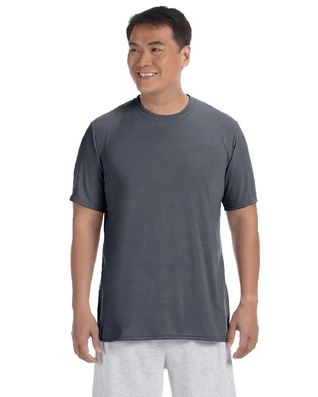 Gildan 4.5 oz. Performance T-Shirt | Charcoal Spandex Blend Rayon Blend Denim Blend