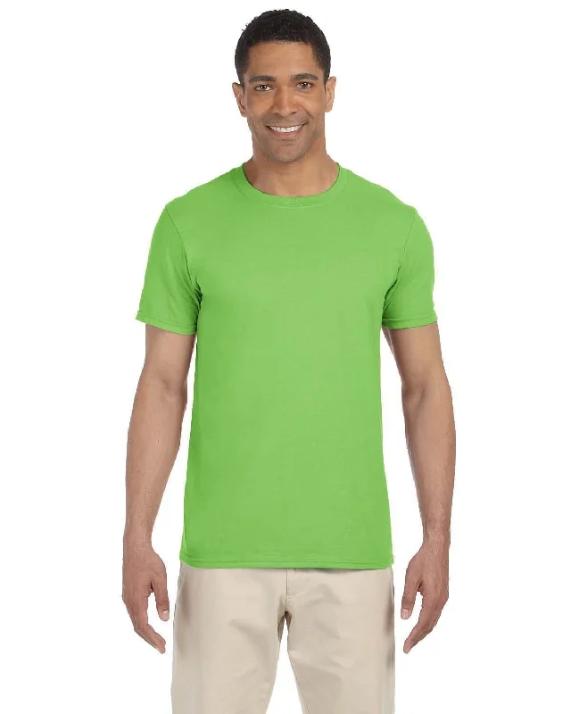 Gildan SoftStyle T-Shirt | Lime Cashmere Blend Cotton Blend Poly Blend