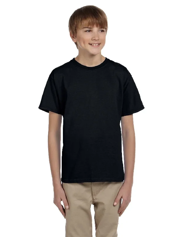 Gildan Ultra Cotton Youth Heavyweight T-Shirt | Black Jersey Fabric Tulle Fabric Batik Fabric