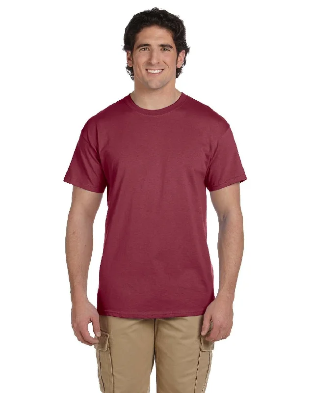 Hanes ComfortBlend 50/50 T-Shirt | Heather Red Modern Contemporary Chic