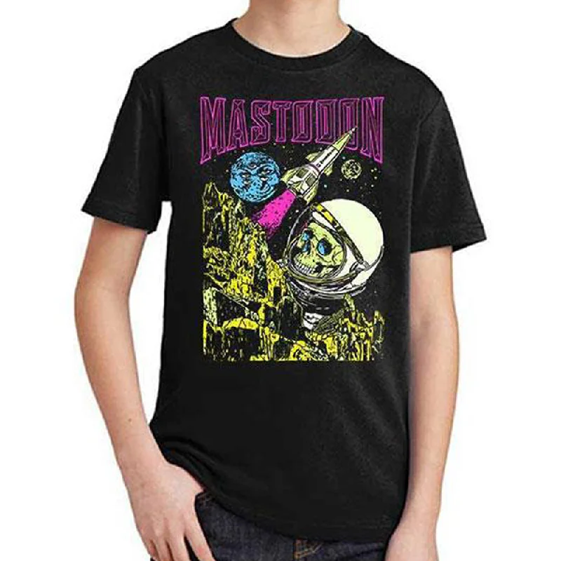 Mastodon Kids T-Shirt: Space Colorization Mesh Canvas Denim