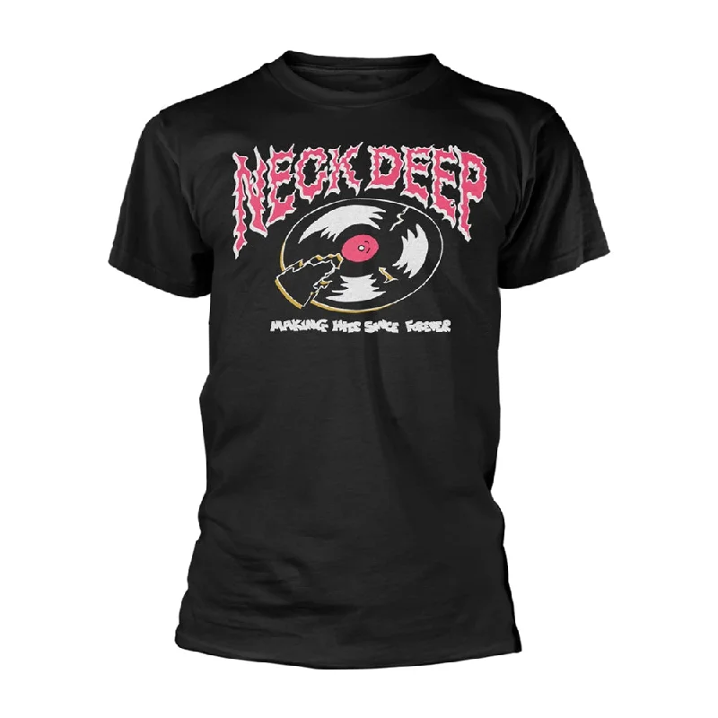 Neck Deep | Official Band T-Shirt | Making Hits Mesh Fabric Canvas Fabric Denim Fabric