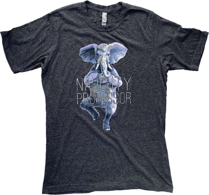 Unisex Elephant Shirt Stylish Pleated Short Sleeve