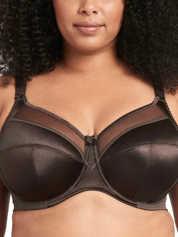 Chocolate Keira Bra Supportive Wireless Bra