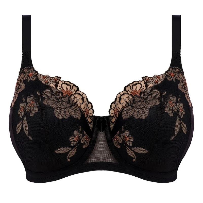 Elomi Teagan Moulded Half Cup Bra Wireless Lace Bra