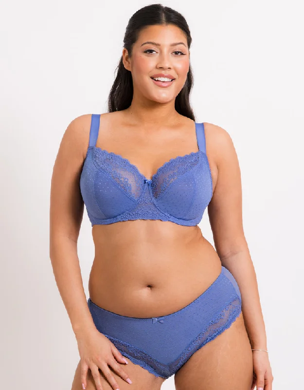 Flirtelle Viola Balcony Bra Cornflower Blue Active Wear Bra