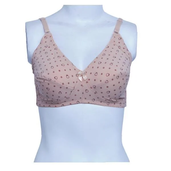 Hearts And Dots Print Everyday Bra online at Shapewear.Pk Adjustable Comfort Bra