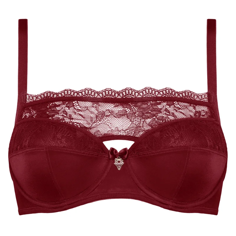 Marlies Dekkers Carita Balcony Bra Cabernet Red Soft Cup Bralette