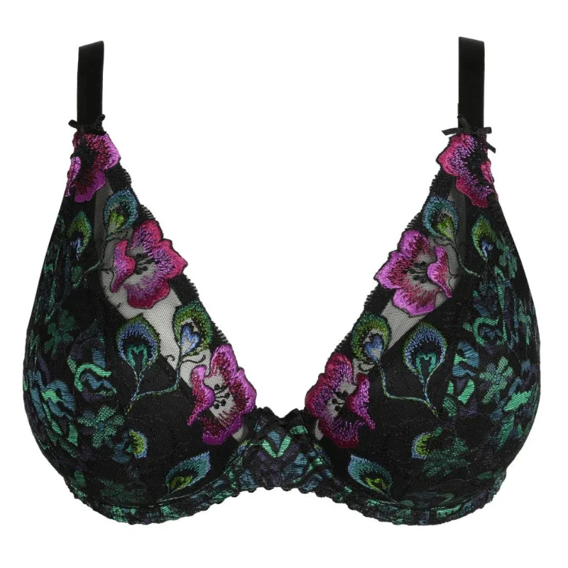 Prima Donna San Angel Half Padded Plunge Bra Cozy Sleep Bra