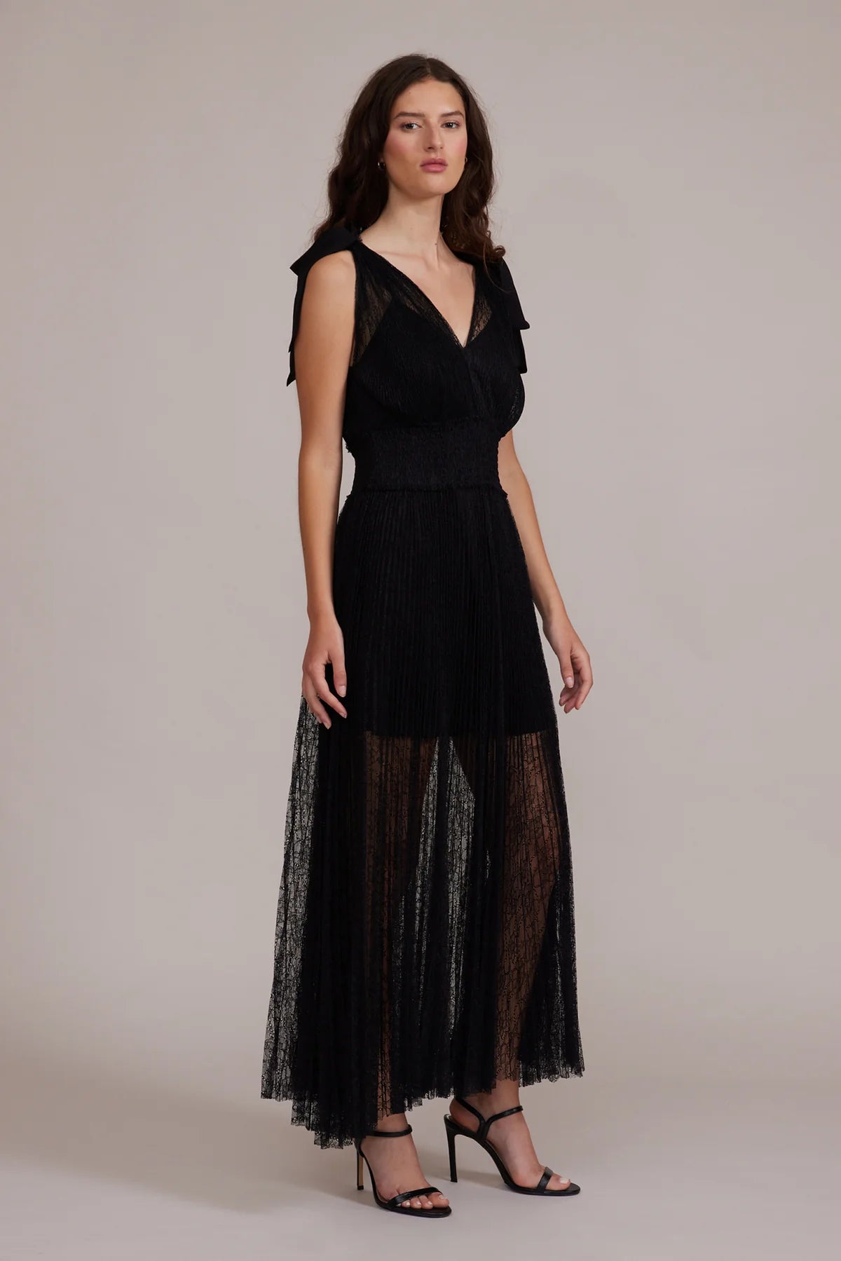 Solange Lace Maxi Dress Cozy Wrap Maxi Dress