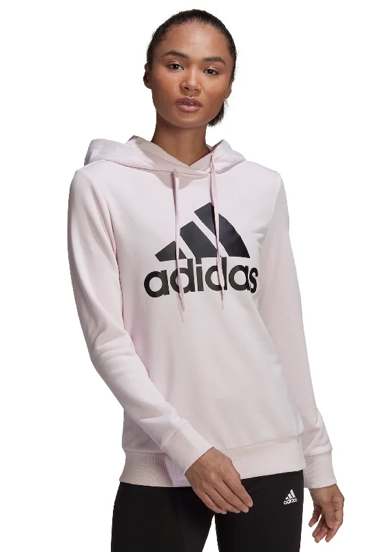 Adidas Womens Essentials Relaxed Logo Hoodie <br> HD1707 Hoodie with Turtle Neck Cozy Winter