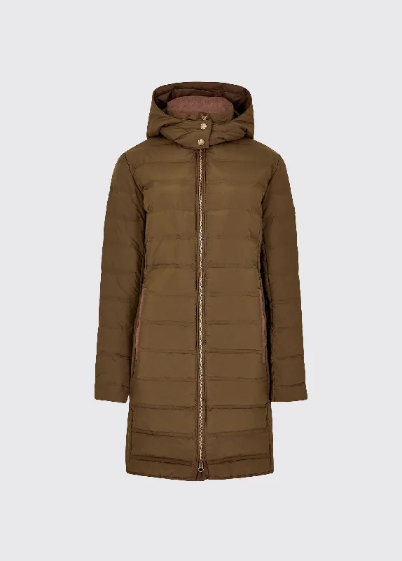 Ballybrophy Quilted Jacket - Bronze Wool Jacket Cashmere Jacket Tweed Jacket