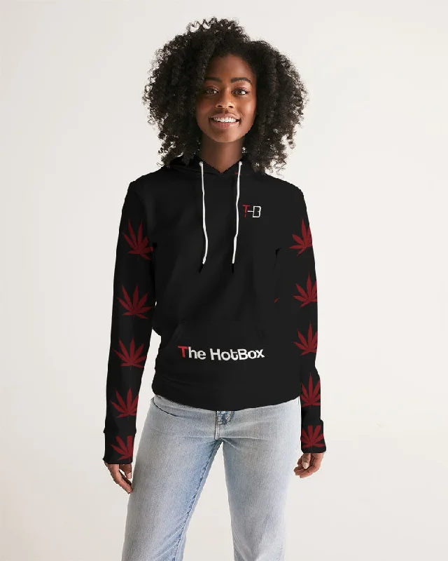 BLK w/ Red Trees Women's Hoodie Graphic Hoodie Design Print