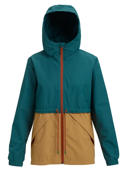 Burton Women's Narraway Rain Jacket Fitted Jacket Loose Jacket Oversized Jacket