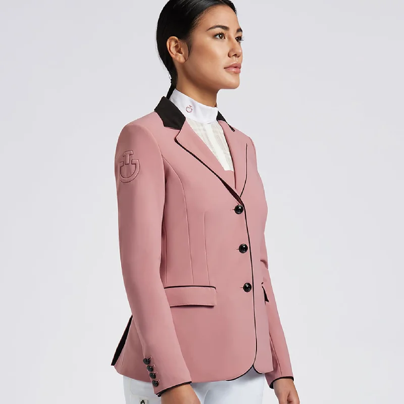 Cavalleria Toscana GP Show Jacket - Dusty Rose Chenille Fabric Brocade Fabric Lace Fabric