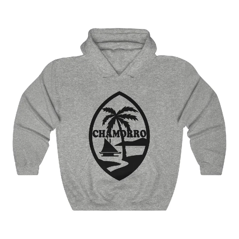 Chamorro Black Palms Unisex Heavy Blend™ Hooded Sweatshirt Oversized Hoodie Comfort Casual