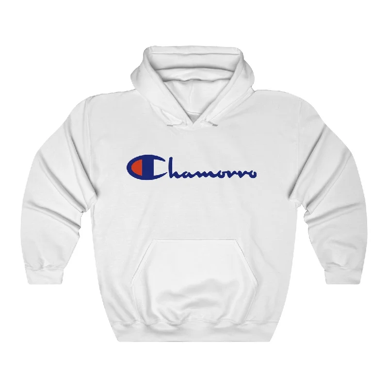 Chamorro Hooded Sweatshirt Hoodie with Velcro Closure Adjustable Secure