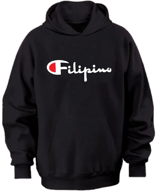 Filipino Champion Heavy Blend™ Hooded Sweatshirt Hoodie with Strings Custom Fit Adjustable