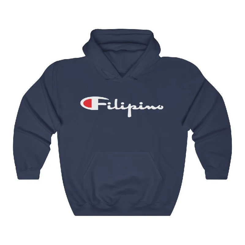 Filipino Champion Hooded Sweatshirt Hoodie with Lining Warm Insulated