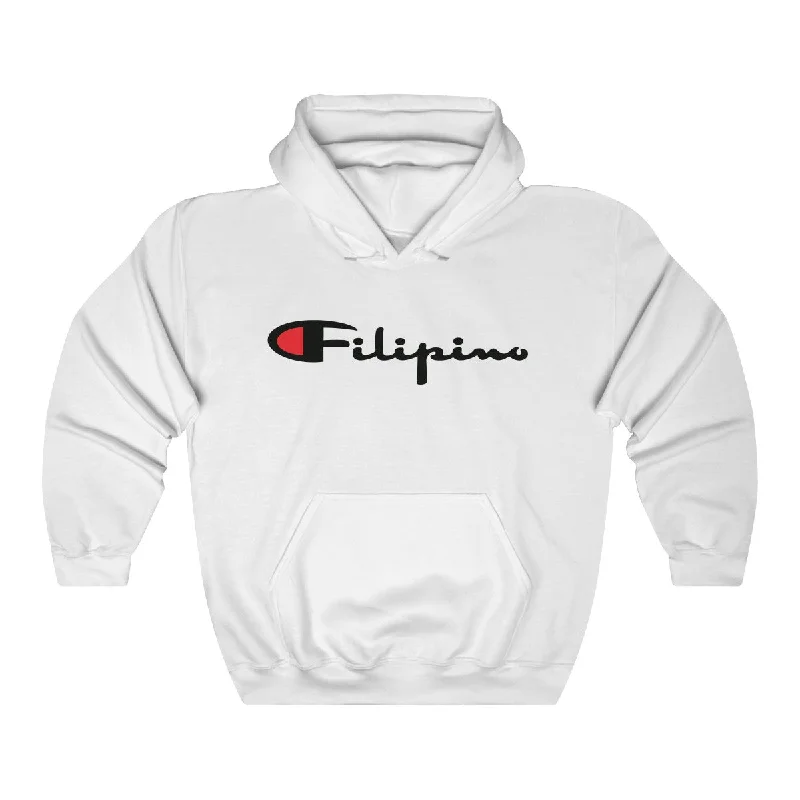 Filipino Champion Unisex Heavy Blend™ Hooded Sweatshirt Hoodie with Elastic Cuffs Stretchable Comfortable