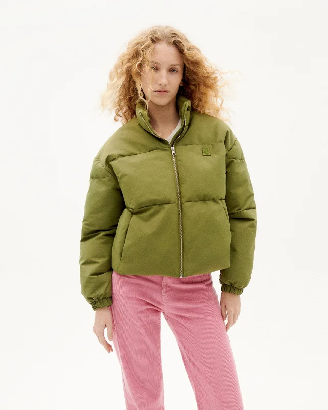 Gemma Jacket Green Tailored Jacket Straight Jacket A-Line Jacket