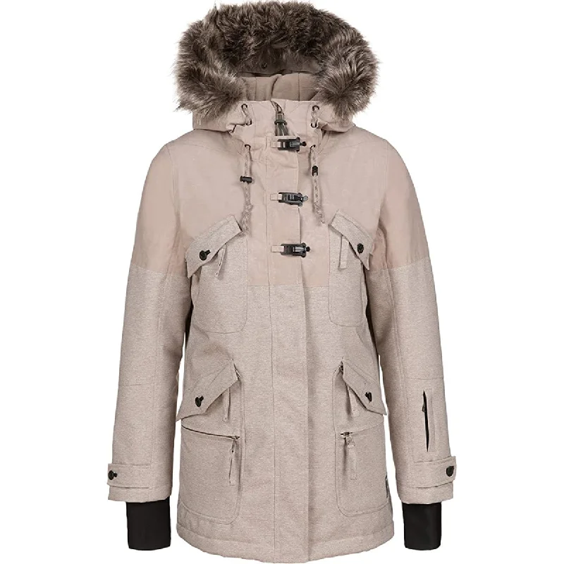 O'Neill Clip Women's Snow Jackets (Brand New) Faux Fur Jacket Real Fur Jacket Shearling Jacket