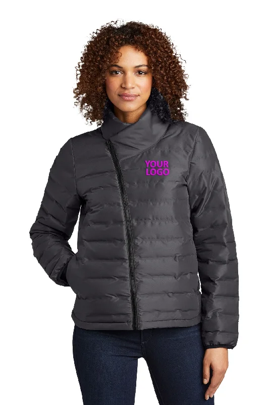 OGIO Ladies Street Puffy Custom Jackets, Tarmac Grey Lace Jacket Ribbed Jacket Sequined Jacket