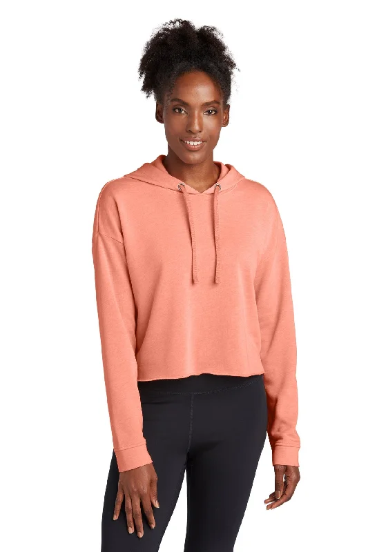 Performance Cropped Hoodie Hoodie with Side Slits Relaxed Casual