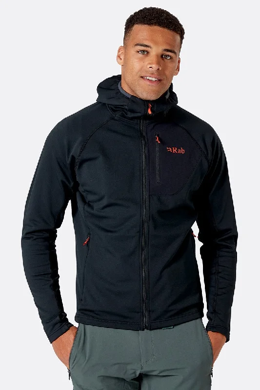 RAB Mens Superflux Hoody Hoodie with Color Block Contrast Stylish