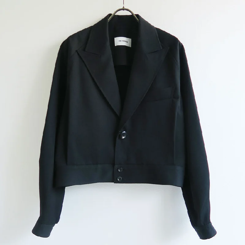 【THE RERACS/ザ・リラクス】<br>RERACS PEAKED LAPEL SHORT JACKET <br>24FW-REJK-199L-J Zippered Jacket Buttoned Jacket Snapped Jacket