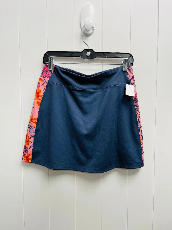 Skort By Tommy Bahama In Blue & Orange, Size: S chiffon skirt floaty