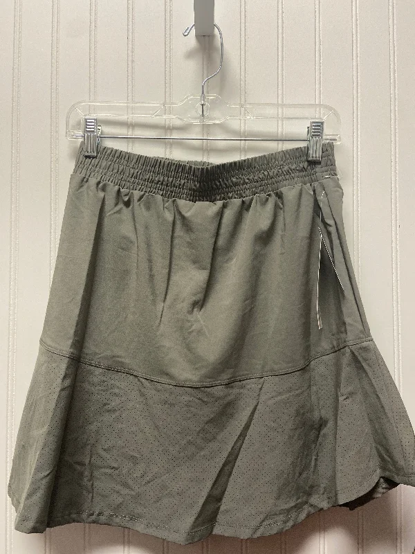 Skort Designer By Nanette Lepore In Grey, Size: S ruffled skirt detail