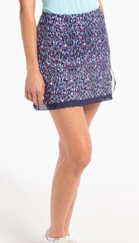 EPNY SERENITY SWIRL PRINT SKORT 16 .5" vintage skirt charm