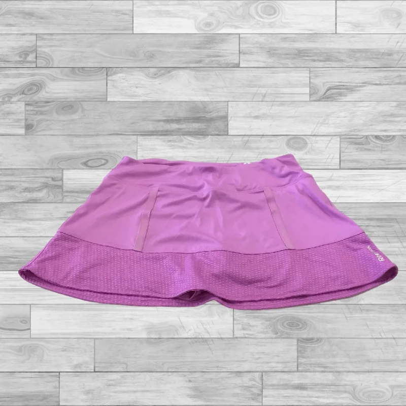 Skort By Reebok In Purple, Size: M denim skirt stylish