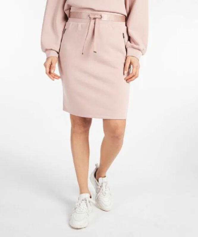 Esqualo Skirt | Pink modal blend skirt