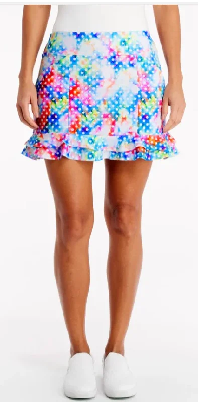 Tzu Tzu Stella Lotty Dotty Skort pencil skirt chic